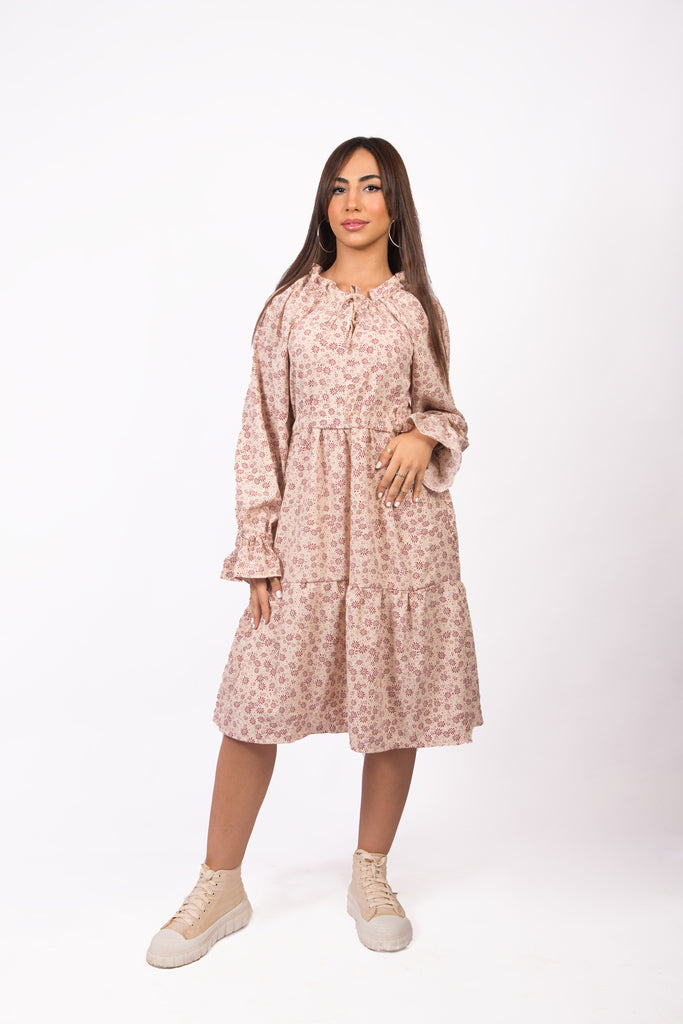 ROBE À VOLANTS