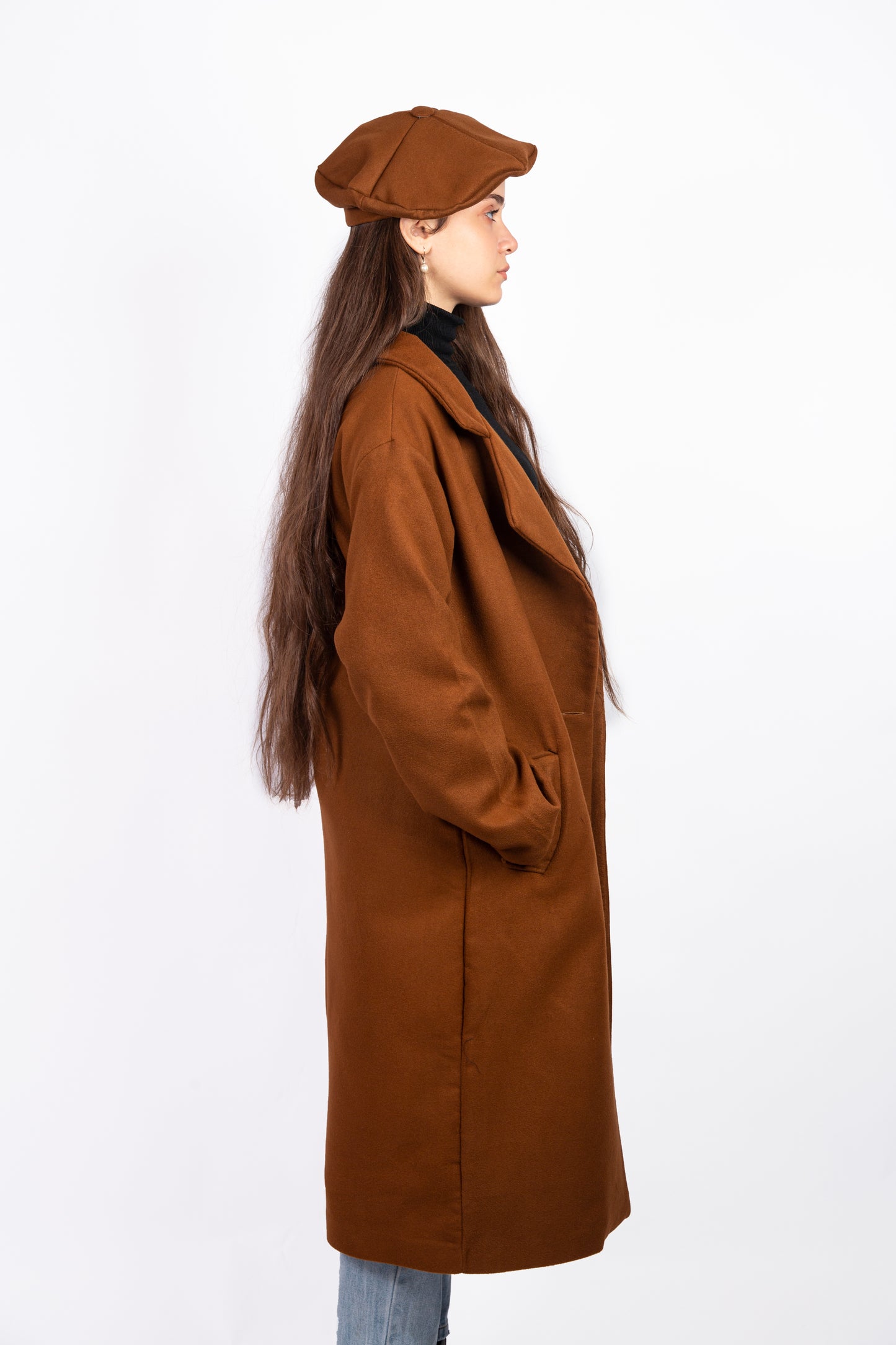Manteau Oversize Marron