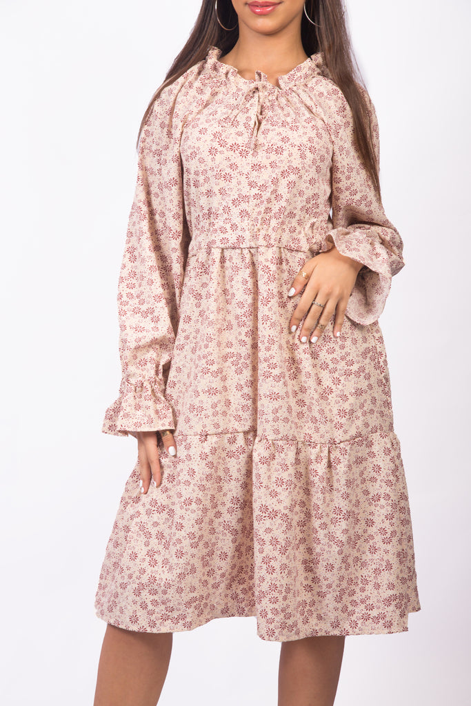ROBE À VOLANTS