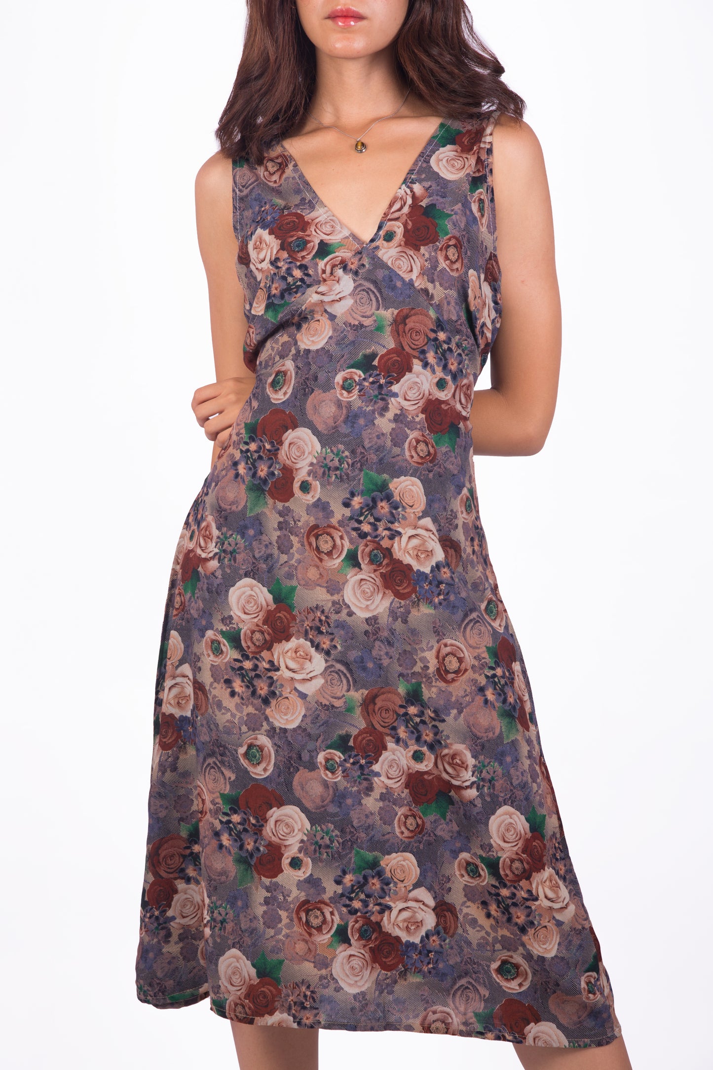 ROBE IMPRIMÉE MARRON