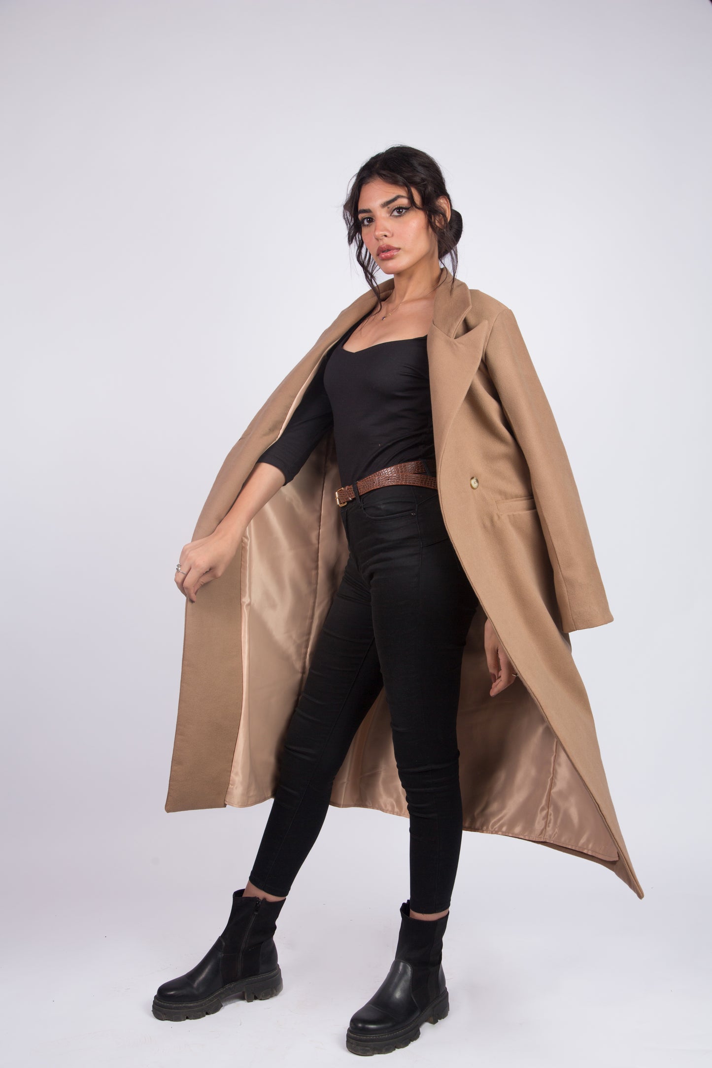 MANTEAU CACHEMIRE BEIGE
