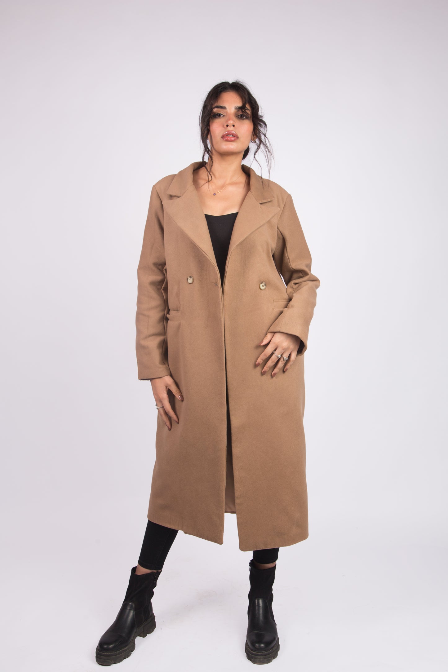MANTEAU CACHEMIRE BEIGE