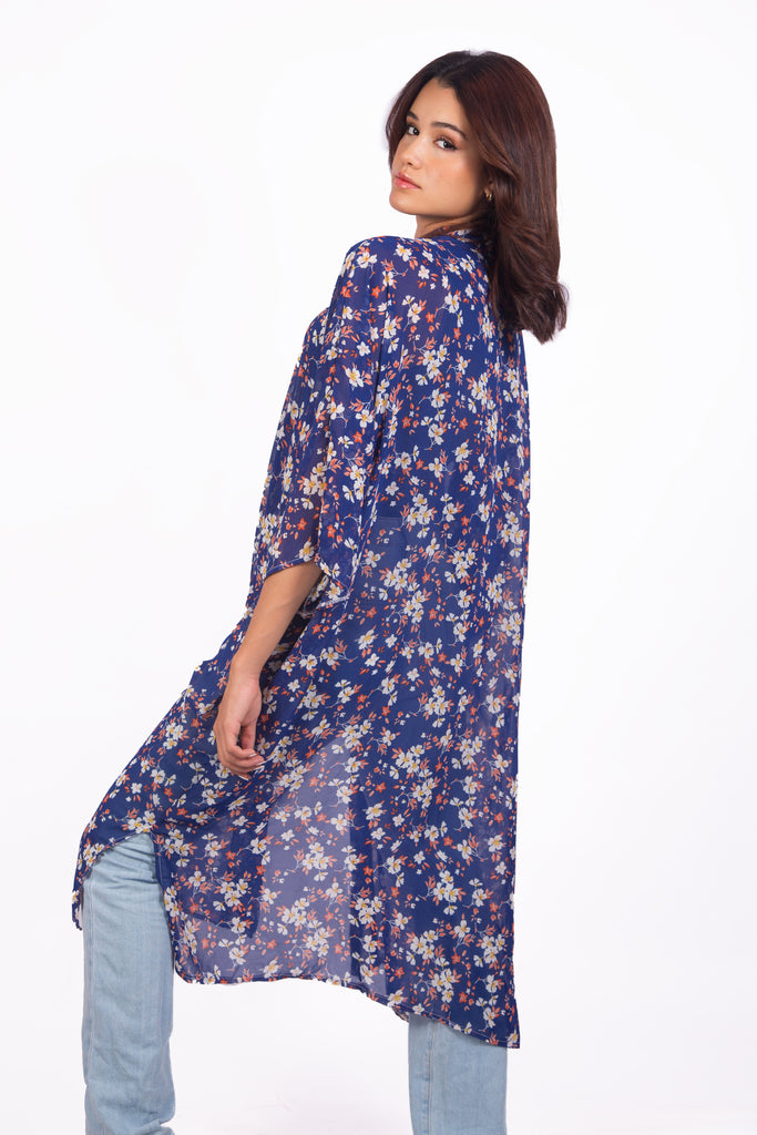KIMONO À FLEURS