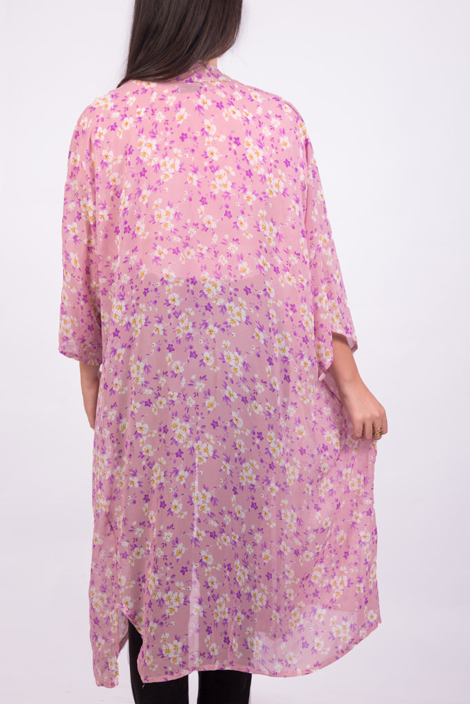 KIMONO À FLEURS