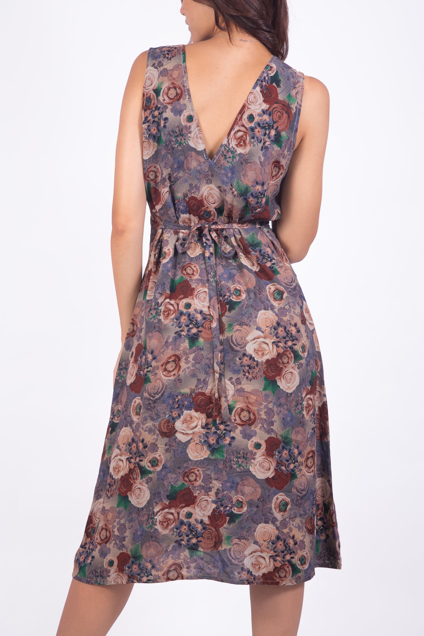 ROBE IMPRIMÉE MARRON
