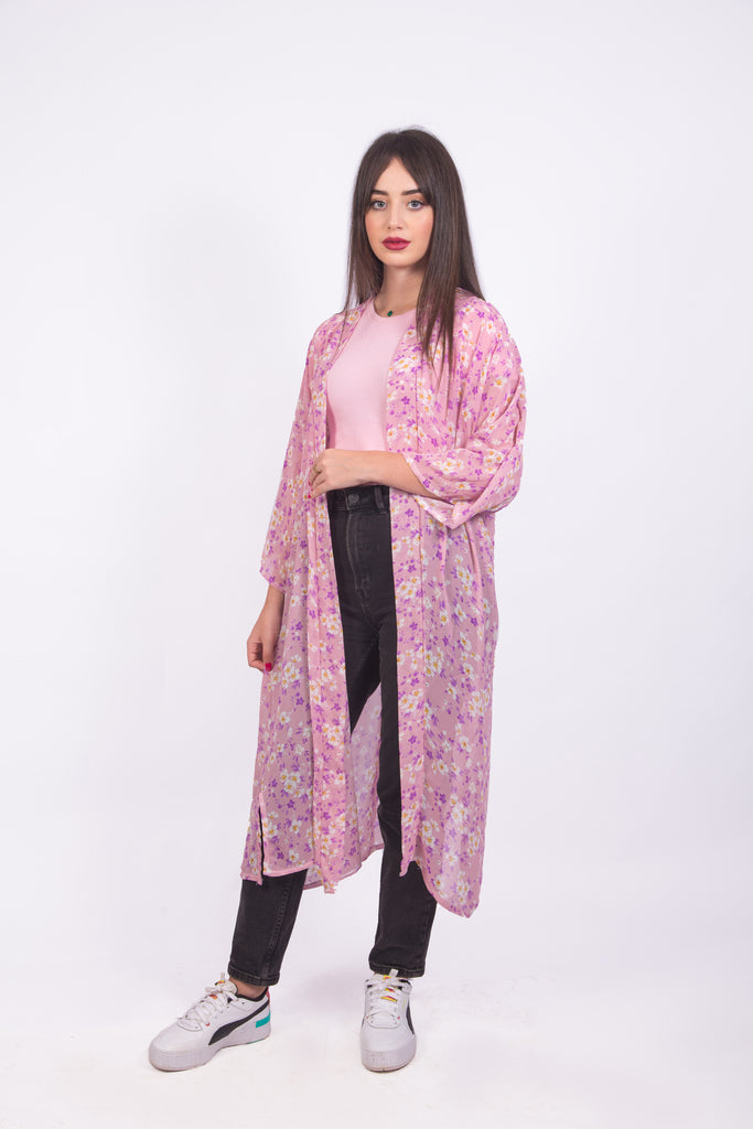 KIMONO À FLEURS