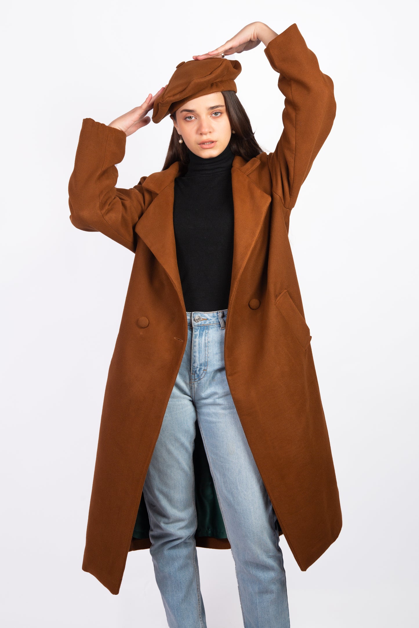 Manteau Oversize Marron